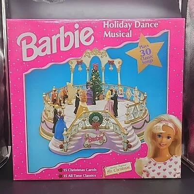 Barbie Holiday Dance Musical Mechanical Mr. Christmas 1997 NEW • $64.99