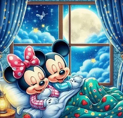 Mickey Mouse And Minnie Mouse (2) Cross Stitch Pattern • £5