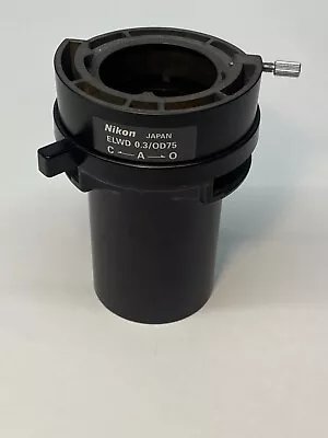 Nikon Elwd 0.3/od75 Microscope Condenser • $115