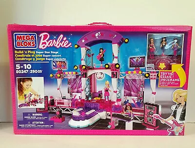 MEGA BLOKS 2013 Build 'n Play Super Star Stage 290pcs #80247 Ages 5-10 • $89.99