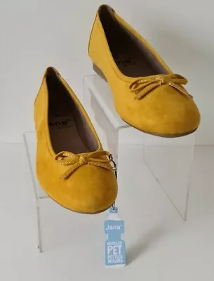 £13.50 • Buy LADIES JANA SAFFRON Ballerina SHOES SIZE 4(37) BRAND NEW IN BOX