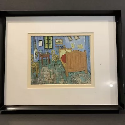 Vincent Van Gogh Framed Miniature Art Print  Bedroom In Aries • $30