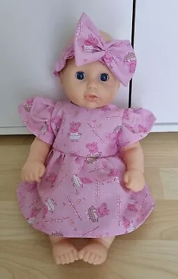 £6.99 • Buy My First Baby Annabell/14 Inch Doll 2 Piece Pink Peppa Pig Dress Set (83)