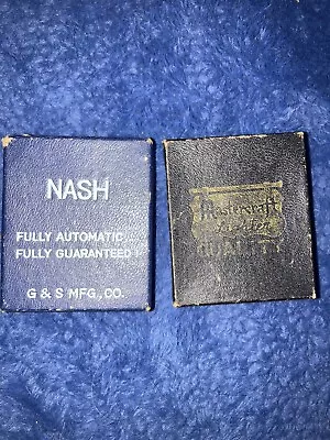 Qty 2 Small Lighter Box’s Only.. Mastercraft Lighter Quality & Nash • $11.73