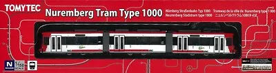 N Scale Tomytec Verkehrs Aktiengesellschaft Nürnberg VAG Adtranz GT6N Tram #1001 • $88.89