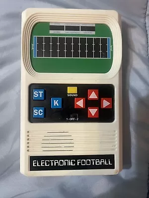 Mattel Classic Football Handheld Game Vintage Retro 1977 Tested/Works With SOUND • $23.99