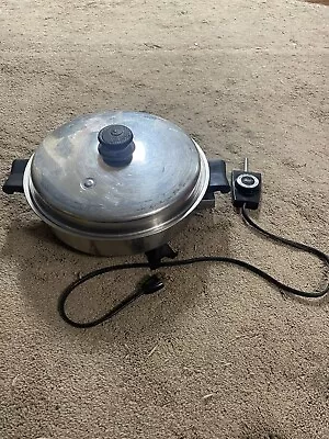 Saladmaster Electric Skillet 7817 Vapo Lid With Replacement Sears Thermostat • $55