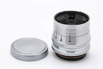 (95) Rare Sun Opt.Co. Sola 90/4 Lens SM34 W/cap Serviced Crystal Clear. • $165