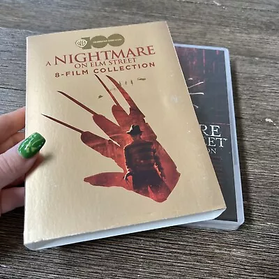 🔪 A Nightmare On Elm Street 🎃 8-Film Collection 🎃 DVD 8-Disc Set 🔪 NEW • $20.50