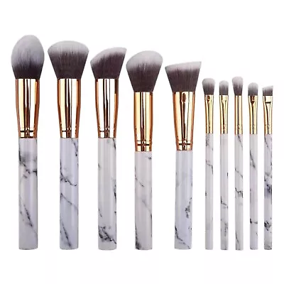 10pcs Makeup Brushes Kit Set Powder Foundation Lip Eyeshadow Eyeliner Brush • $4.88