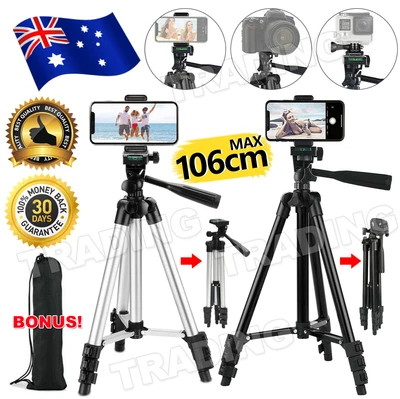 $13.95 • Buy Adjustable Camera Tripod Mount Stand Holder For IPhone 12 Pro SE Max Samsung S20