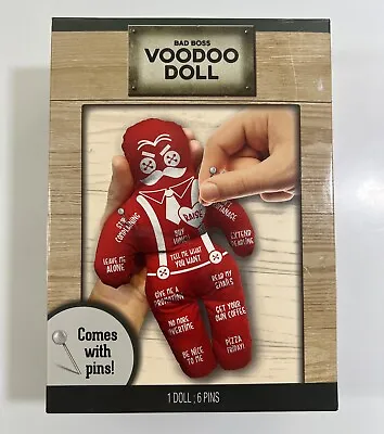 VOODOO DOLL WITH PINS Hex Curse Bad Boss Spell Black Magik • $9.49