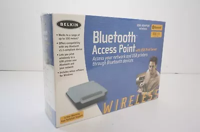 Belkin Bluetooth Access Point  4 Port USB Print Server • $99