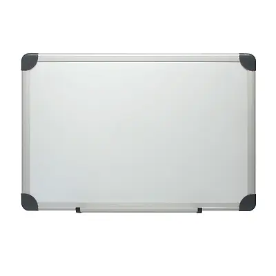45x60cm Magnetic Dry Erase Board - Aluminium Frame Pen Tray Wall Kit • £13.99