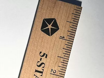 VINTAGE 12” WOOD RULER ADVERTISEMENT Northland Chrysler Plymouth Detroit Metro • $4.99