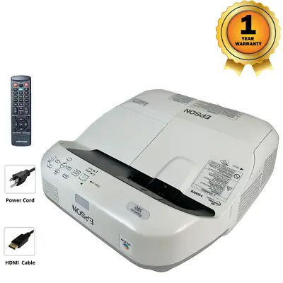 Epson PowerLite 580 3LCD Projector 3200 Lumens HD HDMI Ultra Short Throw Bundle • $174.93