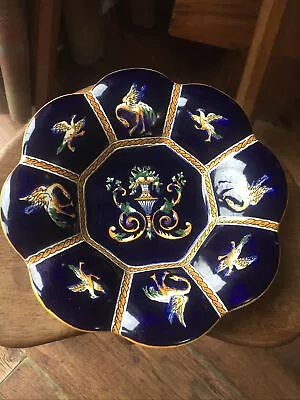 £21 • Buy Rare Vintage Gien Point Main France French Faience Majolica Style Bowl