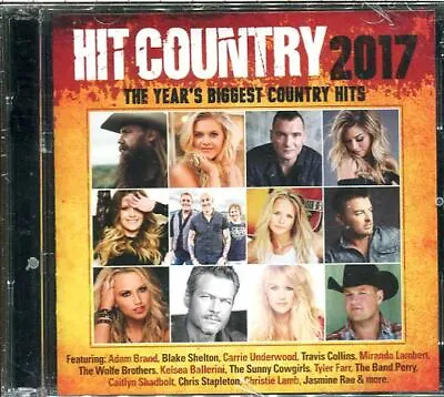 $43 • Buy Hit Country 2017 2-disc CD NEW Adam Brand Carrie Underwood Miranda Lambert