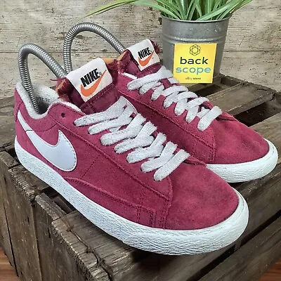 £29.99 • Buy UK5 Nike Blazer Low PRM Pink Suede / White Trainers - Retro VTG Style - Low Top