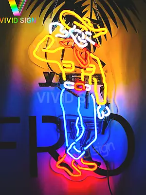 $154.79 • Buy Las Vegas Cowboy Neon Light Sign 20  Lamp Beer Pub Acrylic Gift Wall Decor Room