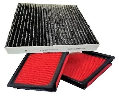 2x AIR FILTER + 1 CHARCOAL CABIN AIR FILTER SET For 2007 2008 INFINITI G35 SEDAN • $35.45