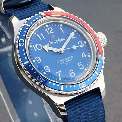 Vostok Amphibia  Russian Auto Dive Watch New Boxed UK Seller • £149