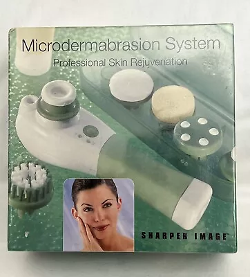 NEW Sharper Image Microdermabrasion System Skin Rejuvenation Pro Cleansing Set  • $24.99