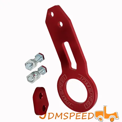 Billet Aluminum Racing Rear Tow Hook Kit CNC JDM Anodized Red • $122.99