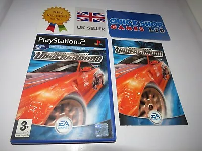 Need For Speed: Underground (PS2)  Uk Tracked Delivery + Extended Gurantee • £9.99