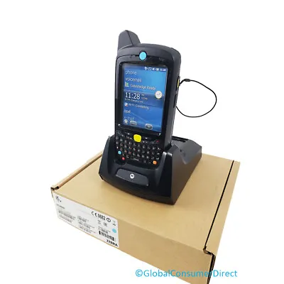 Motorola MC67 MC67NA-PBABAA00300 QWERTY 2D PDA WM6.5 Barcode Scanner + Cradle • $189.98