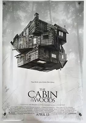 THE CABIN IN THE WOODS Movie Poster Double Sided 27 X40  Theater Size • $17.95