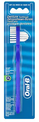 $9.61 • Buy Oral-B Denture Brush Cleaning For Dentures And Dentures Dual Brush Head