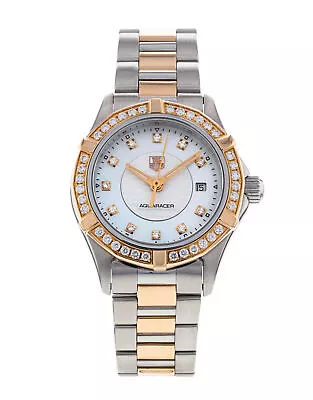 Tag Heuer Aquaracer WAP1452.BD0837 Steel & Rose Gold Diamond Dial 27mm Watch • £2850