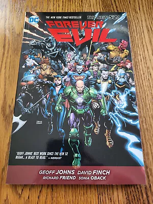 DC Comics - Forever Evil By Geoff Johns (Trade Paperback 2014) • £15.82