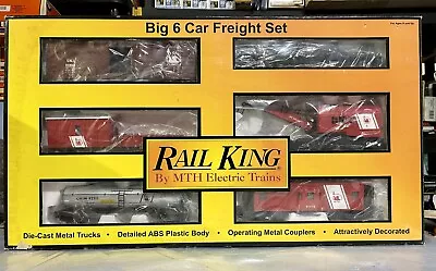 Mth Railking CNJ  Jersey Central 6-car Freight Set 30-7003 • $150