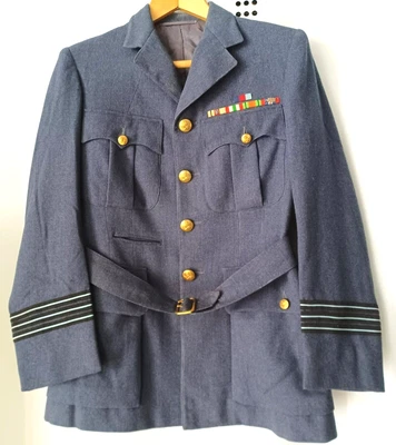 £55 • Buy Genuine WW2 RAF Wing Commander Tailored Jacket With Medal Ribbons