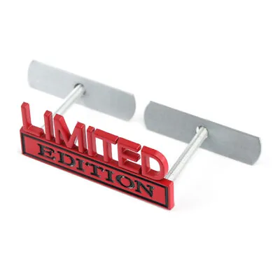 Red Black LIMITED EDITION Front Bumper Grille Emblem For Sierra Ram F150 Tundra • $9.49