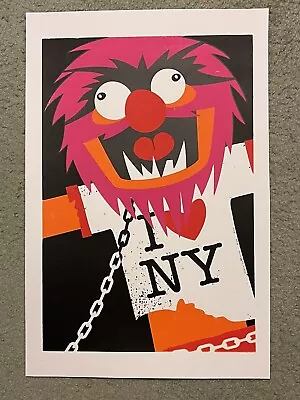 The Muppets Animal I Love NY Jim Henson Art Print Poster Mondo Doug LaRocca • $129.99