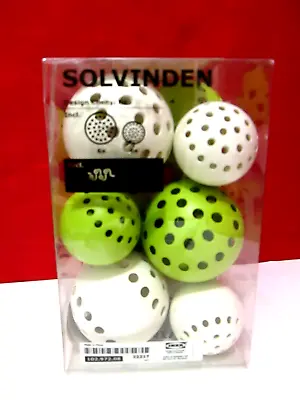Ikea Solvinden Green White Ball Shaped String Light Cover Set By Chenyi Ke • $19.95