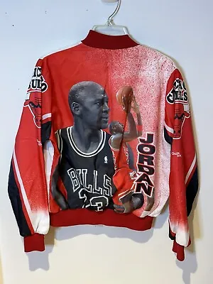 Vintage Chalk Line Chicago Bulls Michael Jordan Jacket Sz 18/20 Adult Small RARE • $123.45