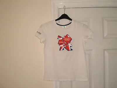 T-Shirt Official Product Of London 2012 White Mix Colour Size:12 (UK) • £20.90