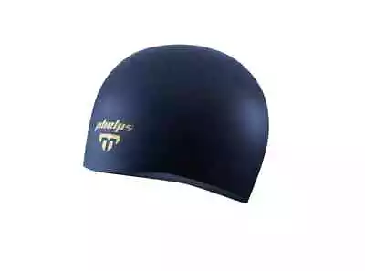 New MP Phelps 2.0 Navy Blue Adult 100% Silicone Low Drag Swimming Race Cap • $8.99