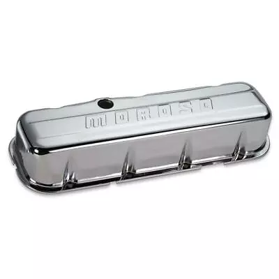 Moroso Engine Valve Cover Set 68112; Chrome Steel Tall For 396-454 BBC • $108.29