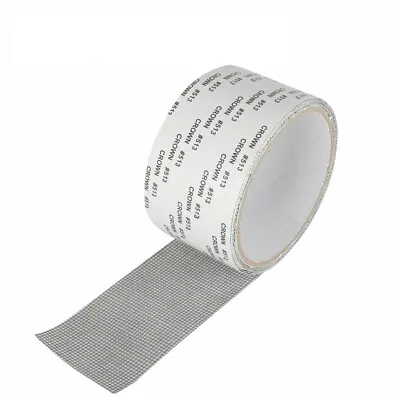 Screen Repair Tape Window Door Waterproof Patch Anti-Insect Mosquito Net Grey • $9.37