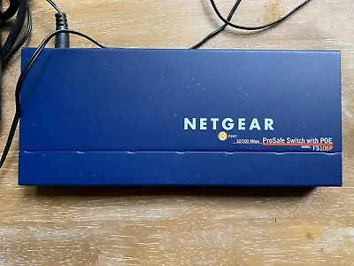 NETGEAR ProSafe 8-Port Fast Ethernet Switch With 4-Port PoE - FS108P • $9.95