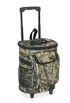 ULine Rolling Cooler - Mossy Oak Camo NEW  Rollers Insulated Beer Drinks • $25.76