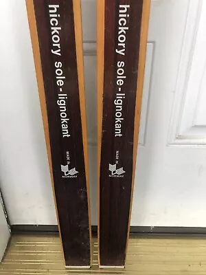 VTG Asnes Tur-modell Hickory Sole-lignokant 190 Cm Skis Numbers-NORWAY-DISPLAY! • $80