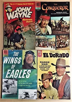 John Wayne  4-issue Gold / Silver Comic Lot  Frazetta  Williamson  Free Shipping • $245