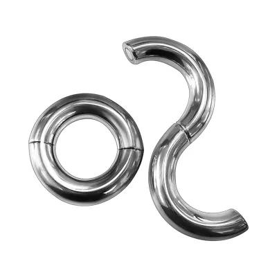 Stainless Steel Heavy Duty Magnetic Ball Scrotum Stretcher Metal Ring • £16.22