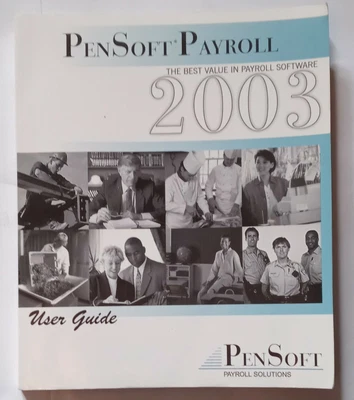 $65 • Buy PenSoft Payroll Solutions 2003 User Guide & 2004 CD Rom Installation Software